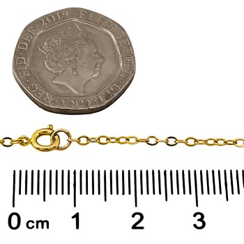 9ct Gold Diamond Pendant with Chain